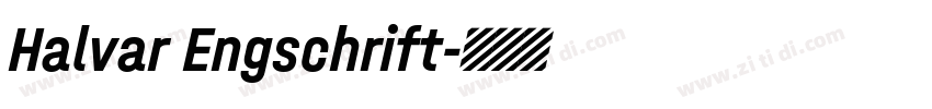 Halvar Engschrift字体转换 Halvar Engschrift字体转换